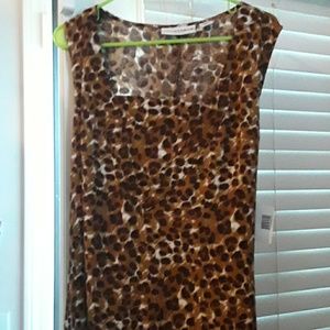 Leopard printed dress
